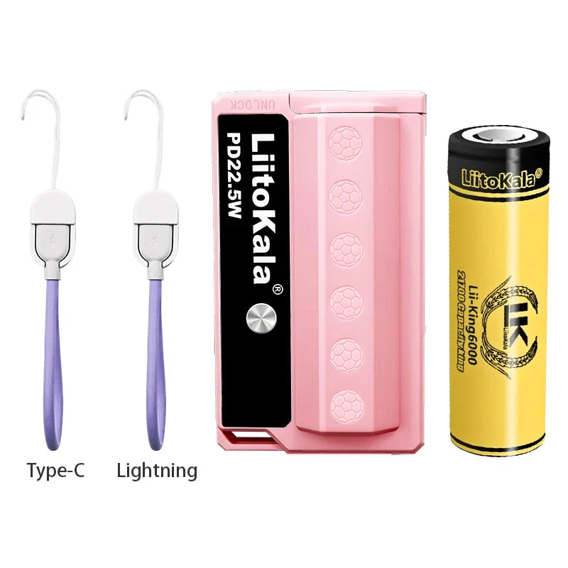 LiitoKala PB-L01 22.5W Portable Power Bank With Replaceable Battery