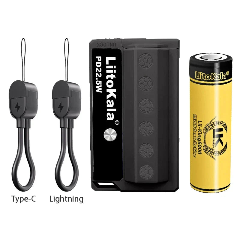 LiitoKala PB-L01 22.5W Portable Power Bank With Replaceable Battery