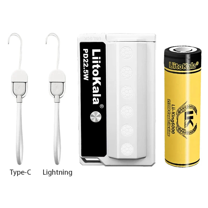 LiitoKala PB-L01 22.5W Portable Power Bank With Replaceable Battery