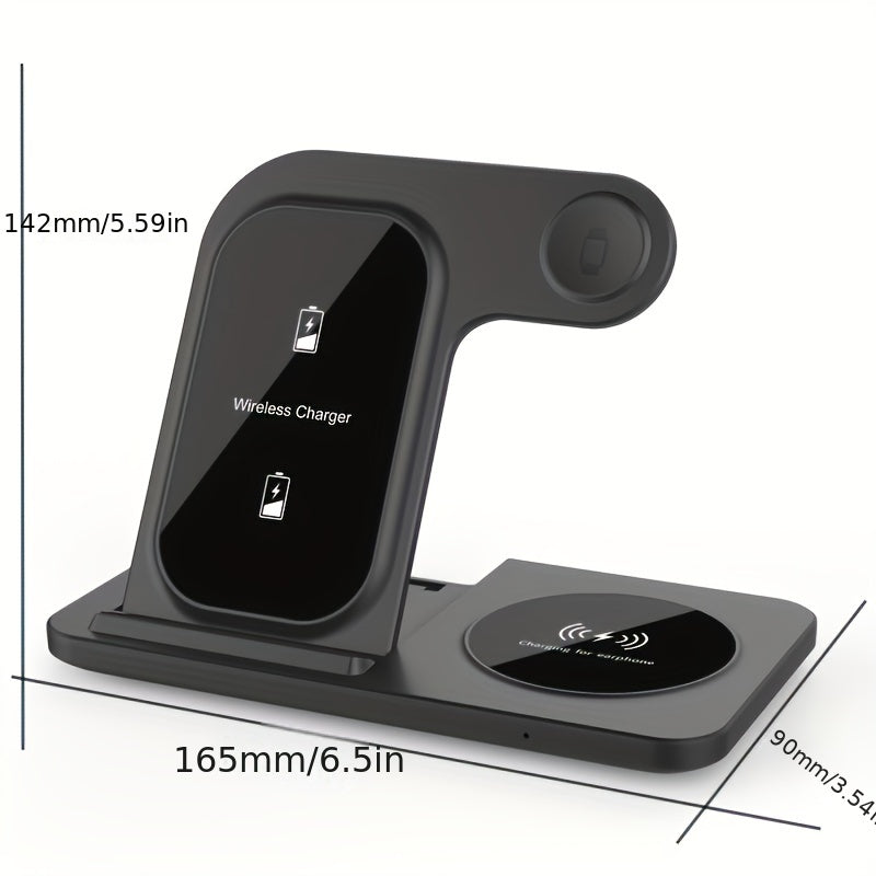 NNETM 3-in-1 Fast Wireless Charger for iPhone & Apple Devices-1