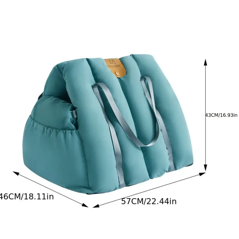 NNETM Portable Pet Car Seat & Travel Bed for Small Pets-3