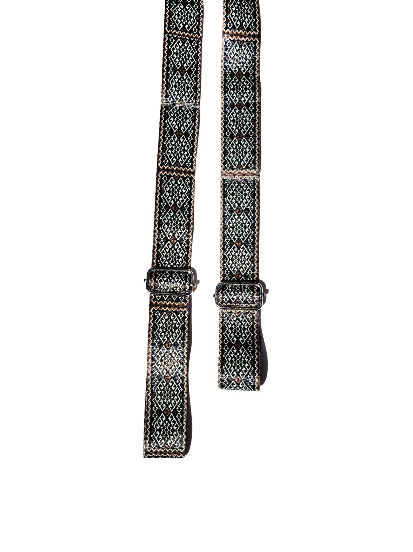 Moab Rocks Yoga Strap – Brown Stretching Strap w/ Metal Buckles | Yune Yoga-1