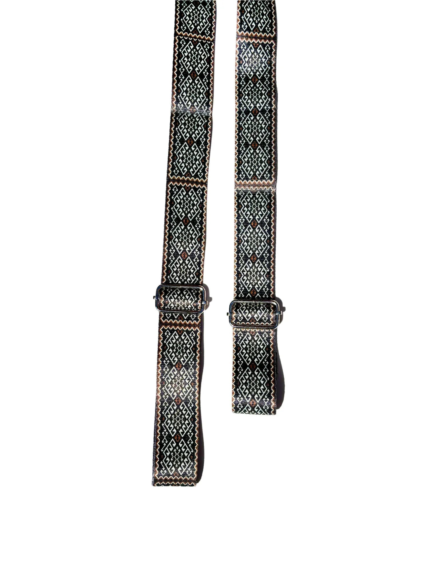 Moab Rocks Yoga Strap – Brown Stretching Strap w/ Metal Buckles | Yune Yoga-1