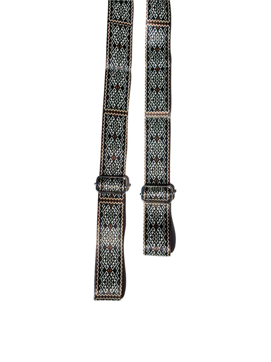 Moab Rocks Yoga Strap – Brown Stretching Strap w/ Metal Buckles | Yune Yoga-1